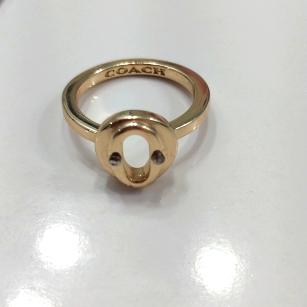 COACH Ring, Gold